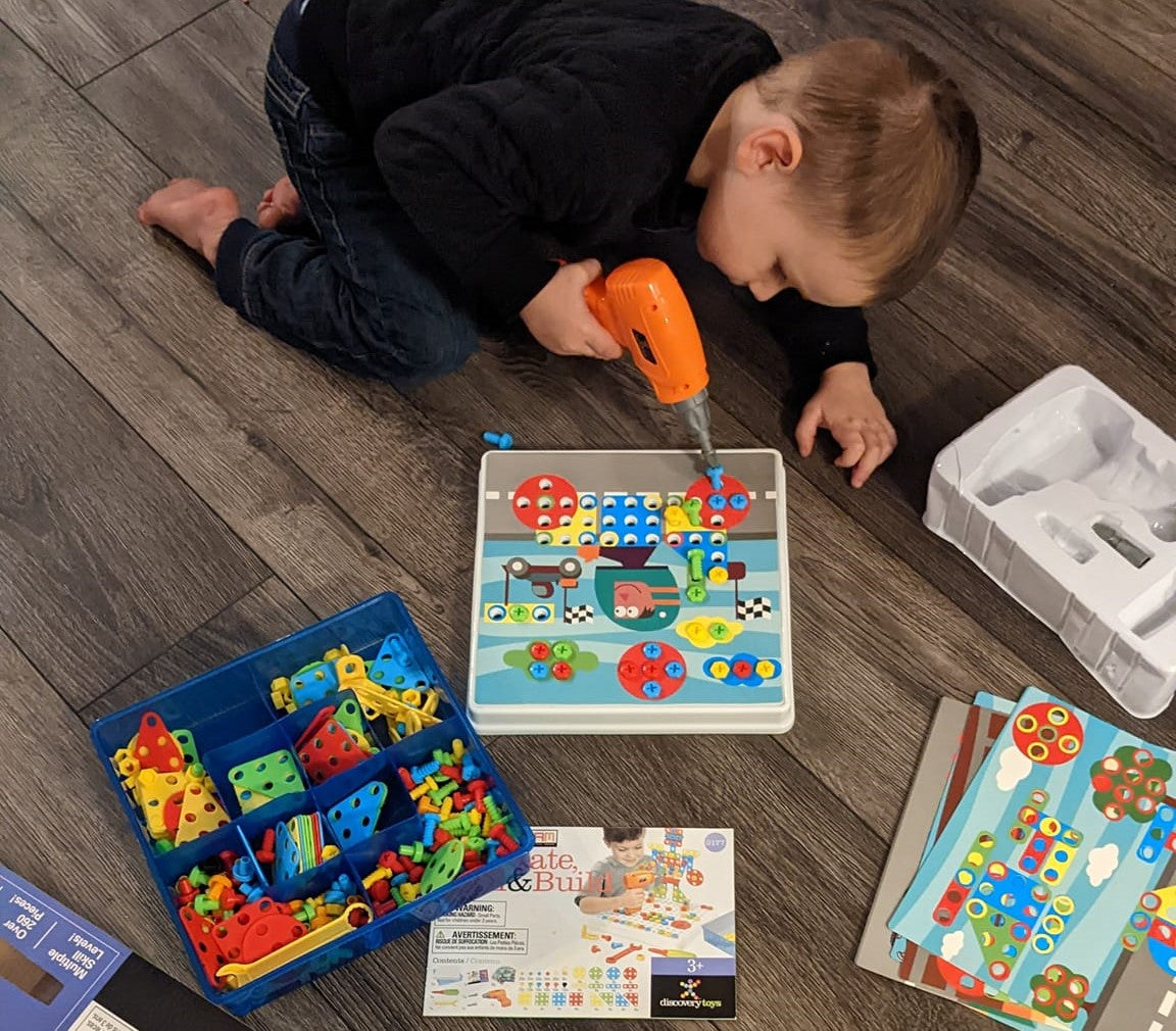 CREATE, DRILL & BUILD STEAM Activity Set