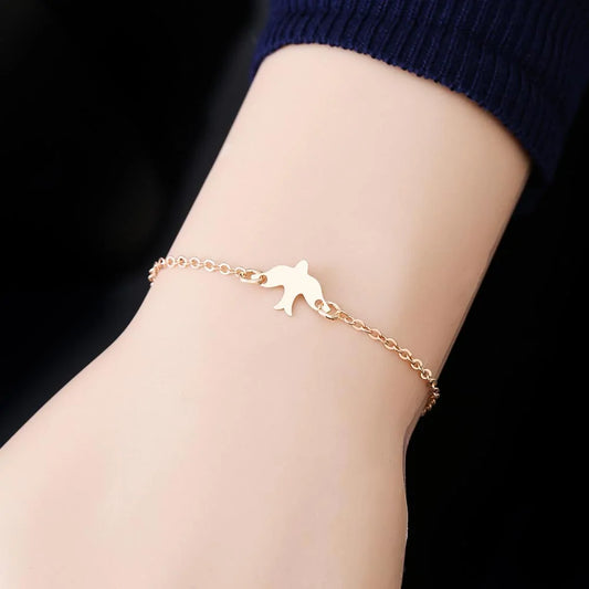 Tiny Peace Dove Bracelet