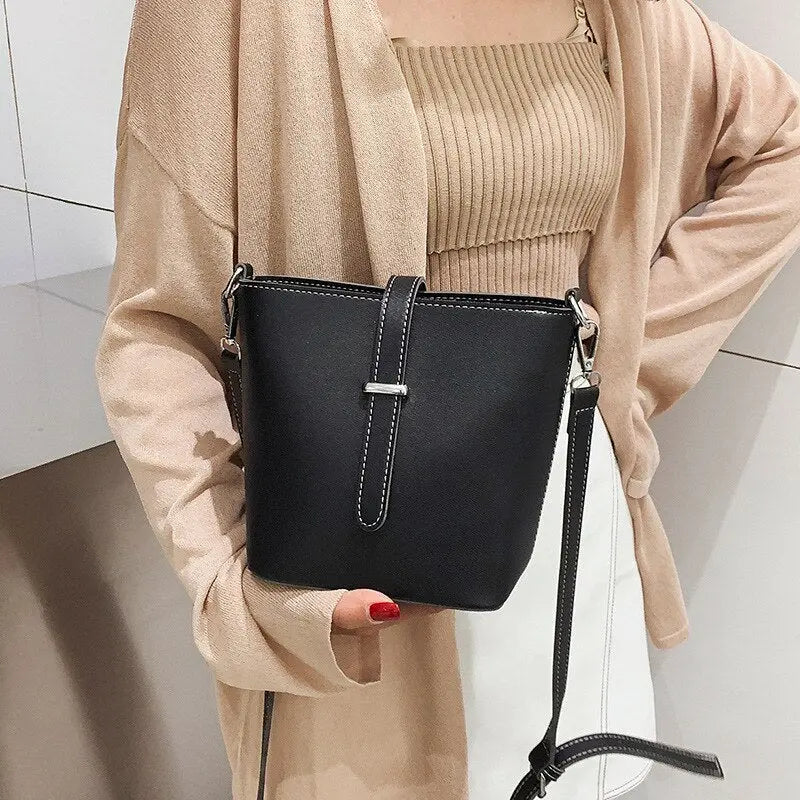 Sac Cuir à Bandoulière Tendance Chic