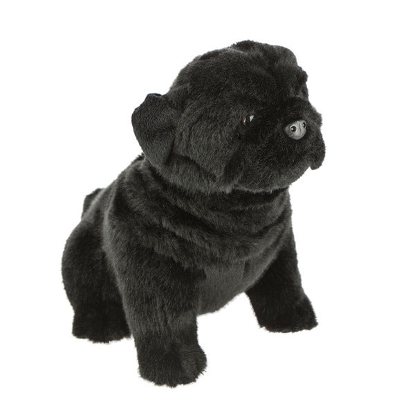 Oreo Sitting Black Pug 28cm