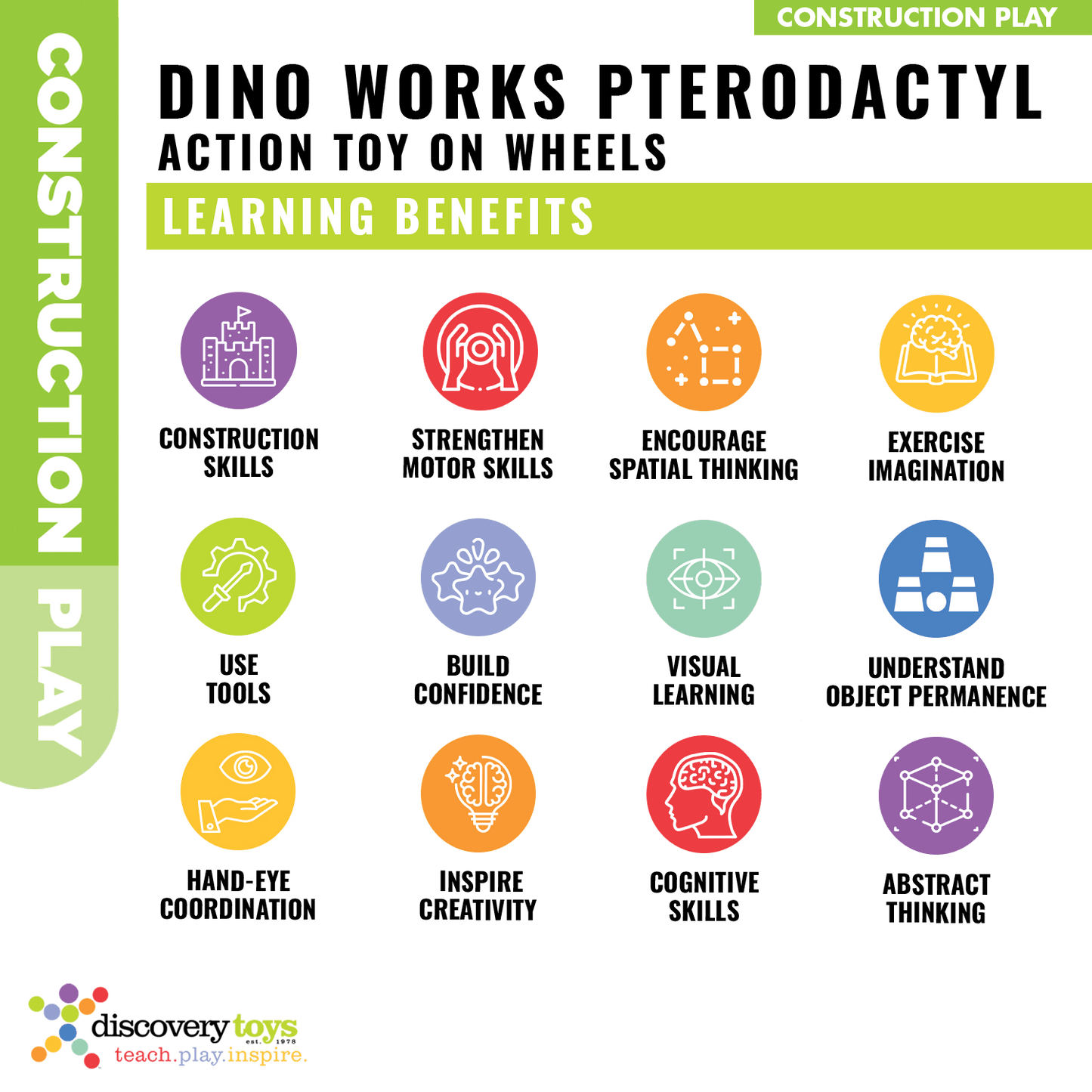 DINO WORKS PTERODACTYL DIY Take Apart Toy