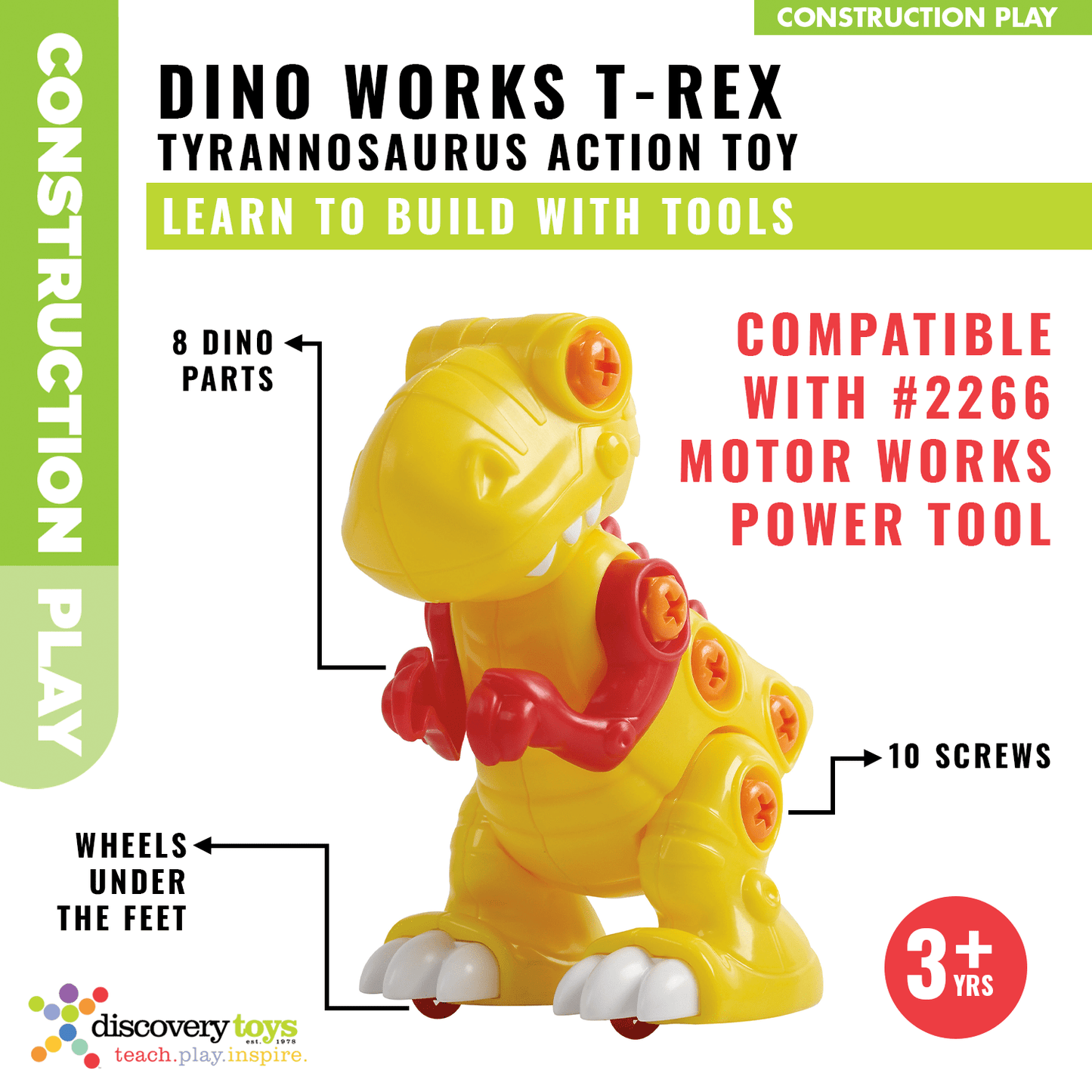 DINO WORKS T-REX DIY Take Apart Toy