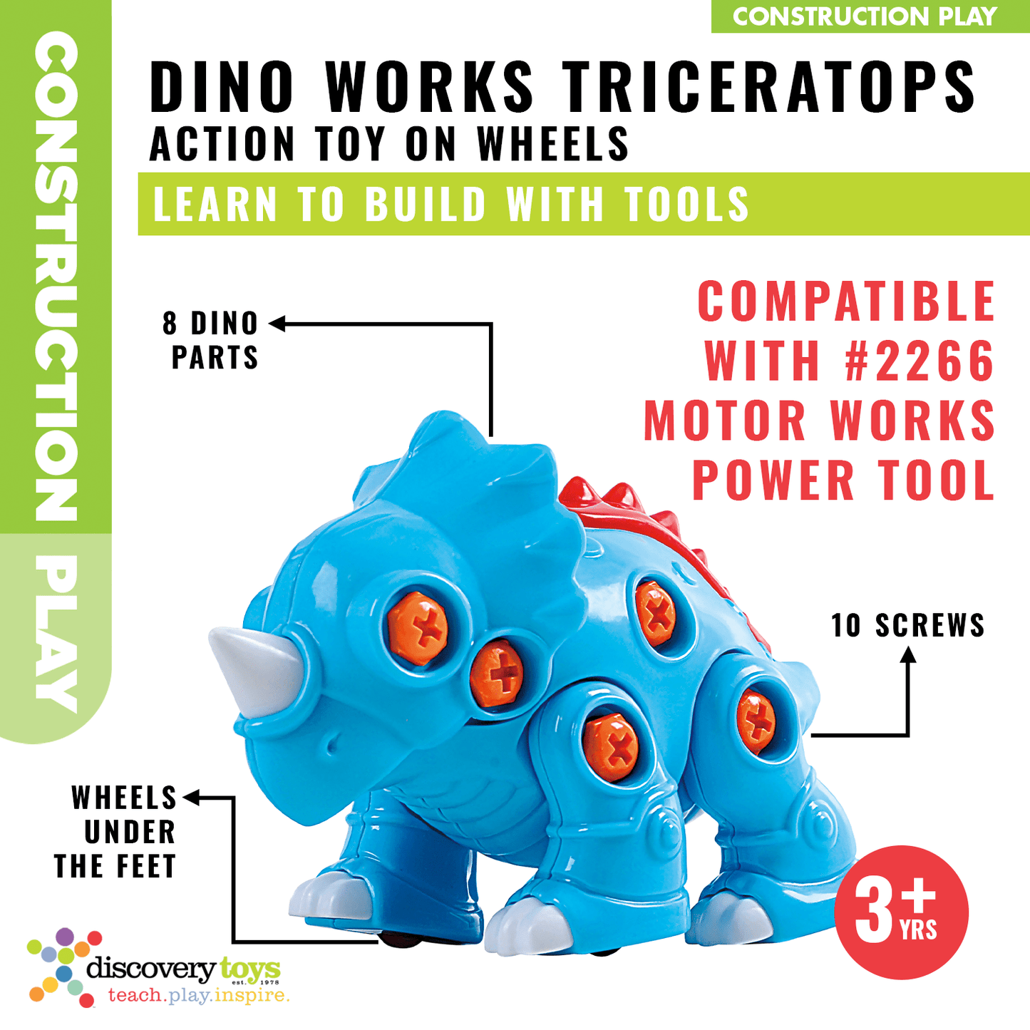 DINO WORKS CENTROSAURUS DIY Take Apart Toy