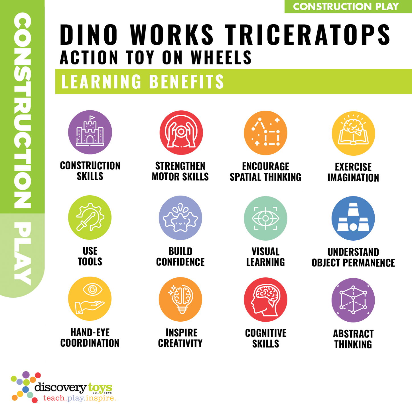 DINO WORKS CENTROSAURUS DIY Take Apart Toy