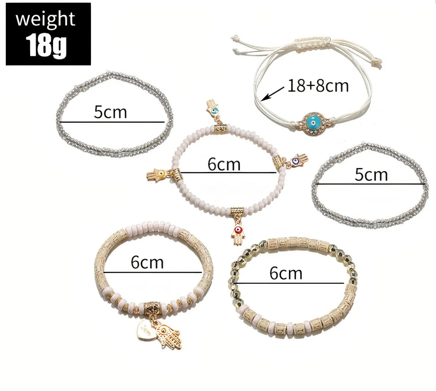 Stacked Bracelet Set #19