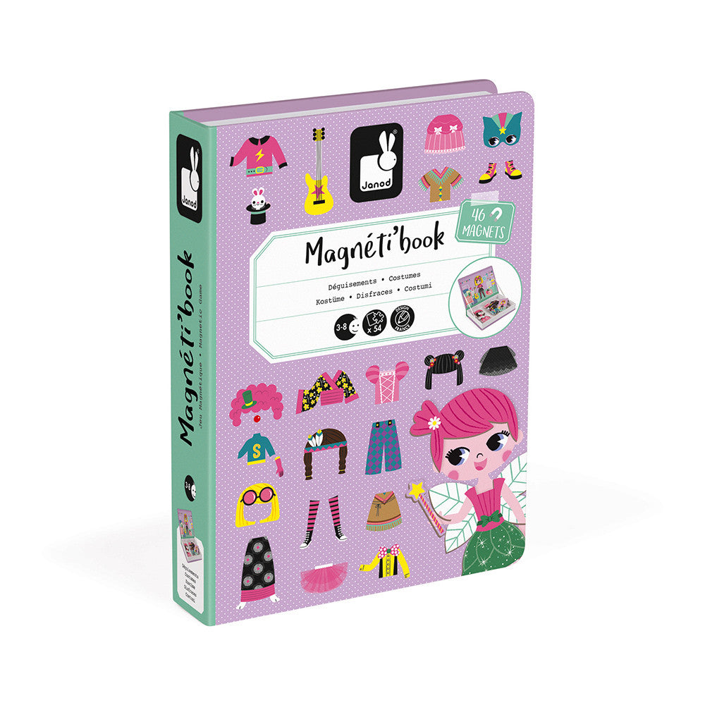 Janod Girl's Costumes Magnetibook