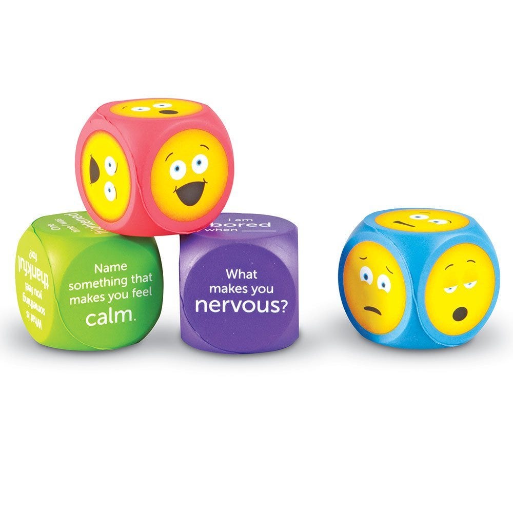 Learning Resources Soft Foam Emoji Cubes