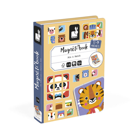 Janod Mix & Match Animals Magnetibook