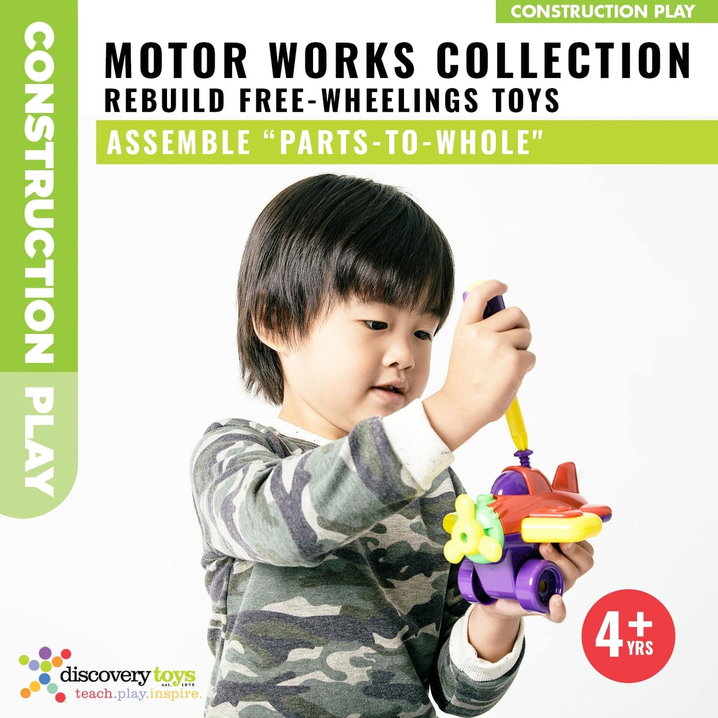 MOTOR WORKS DIY Take-Apart Vehicles Set