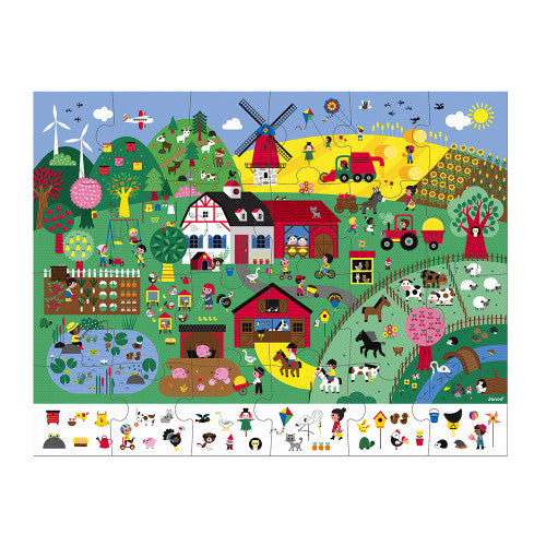 Janod Observation Puzzle The Farm