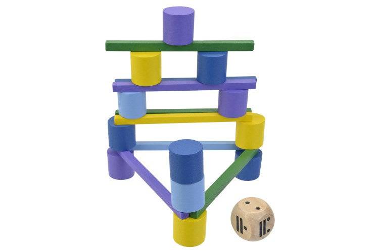 PACK & PLAY STACKING CHALLENGE Wooden Game