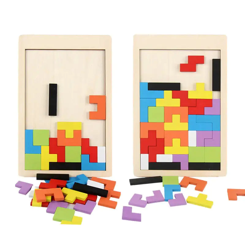 Colorful 3D Puzzle Game