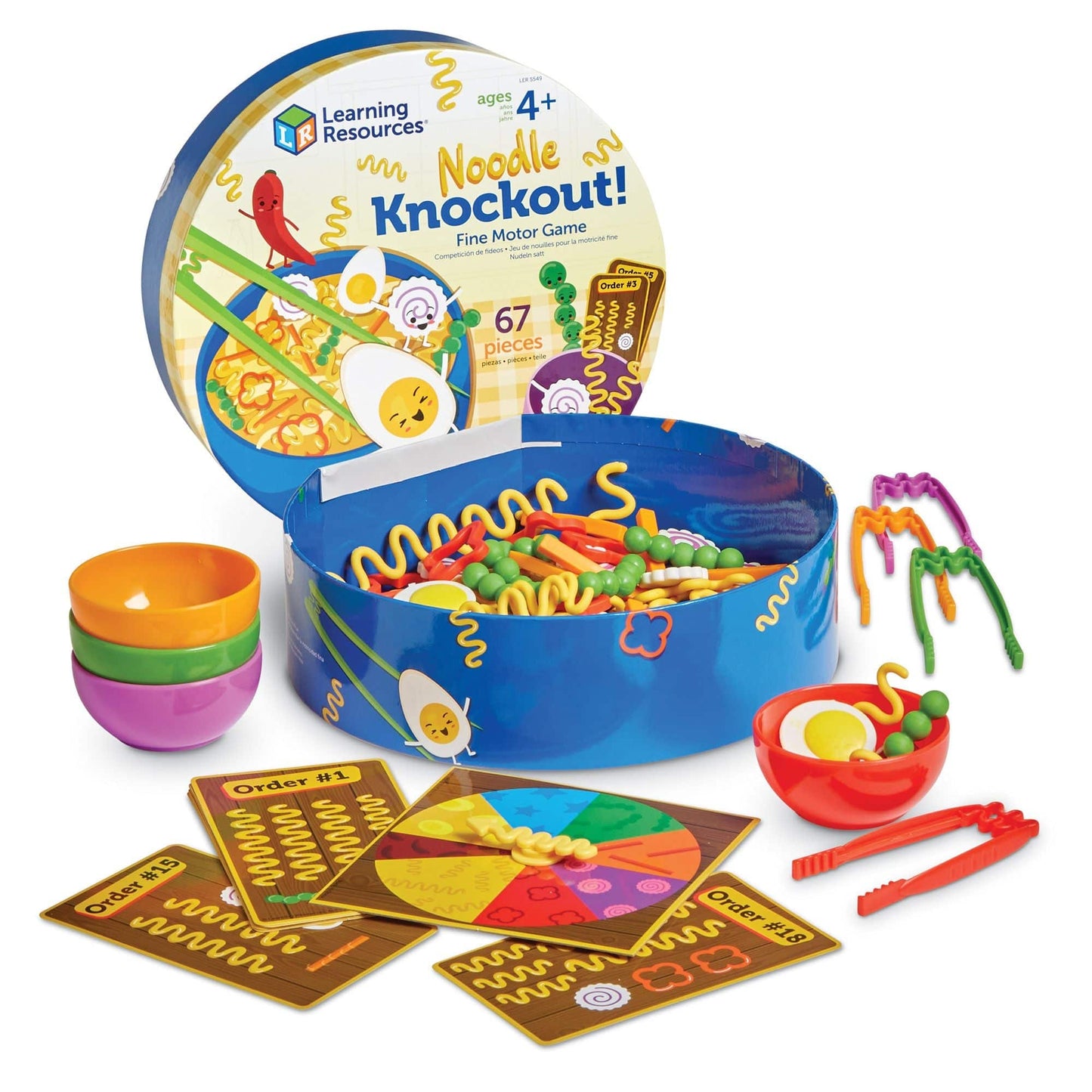 NOODLE KNOCKOUT! Fine Motor Game