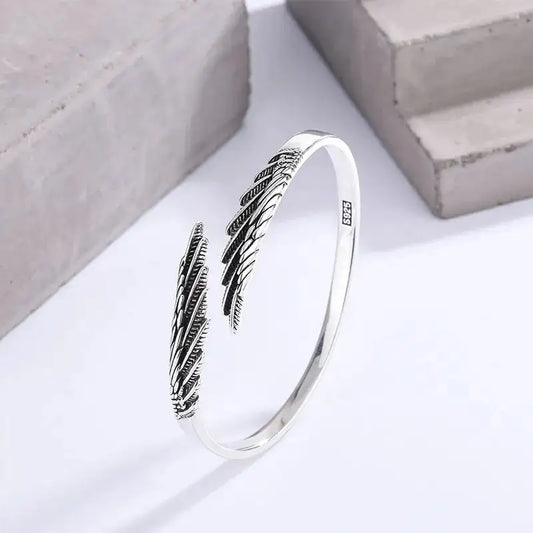 Elegant Feather Bracelet